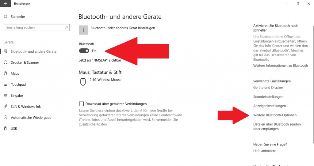 free download bluetooth for pc windows 10